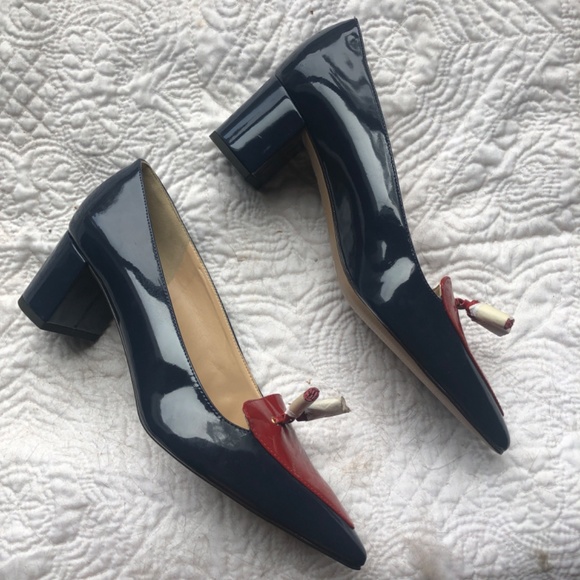 Ladies Talbots Red Fleece shoes Size 9 1/2 - Picture 3 of 5